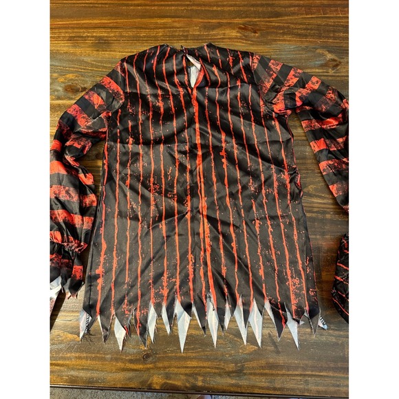 Spirit Halloween ClownCore Kr8zy‎ Convict Clown Costume Child Large 12-14 - Picture 8 of 9